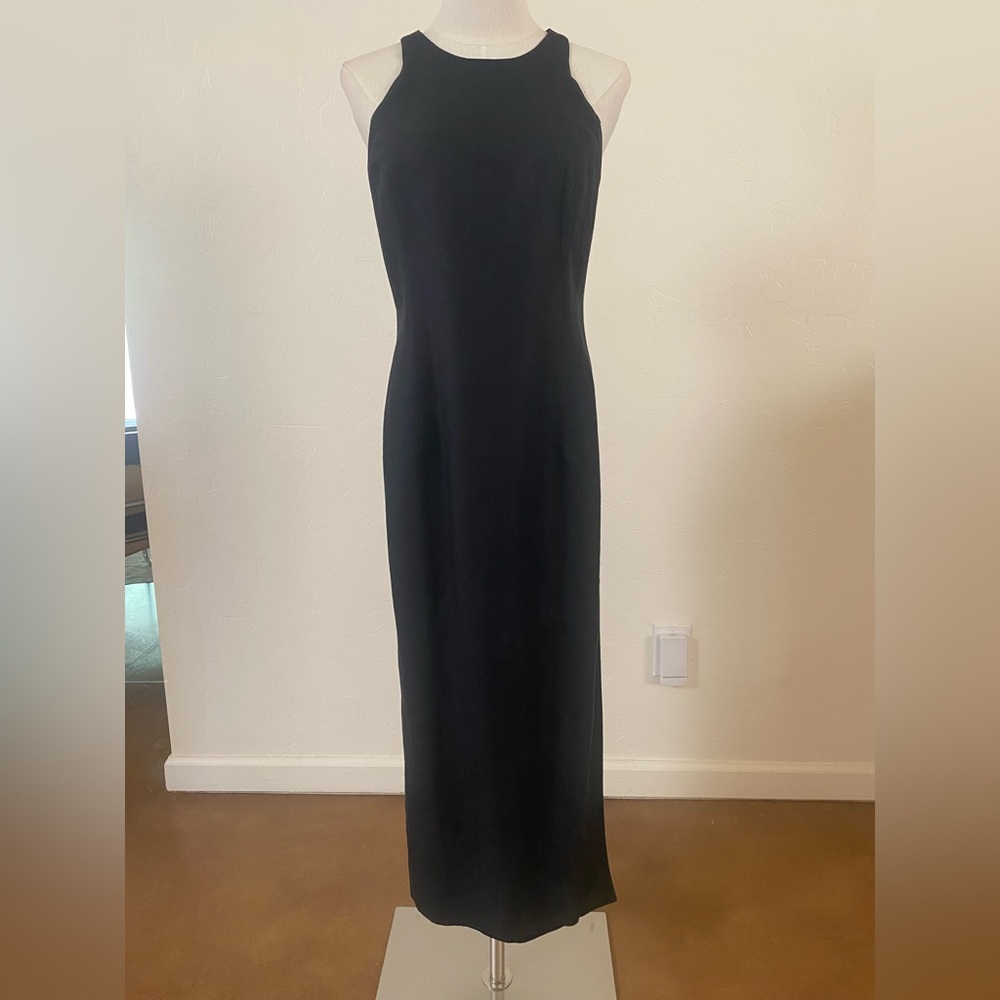*** Vintage Black Maxi Dress